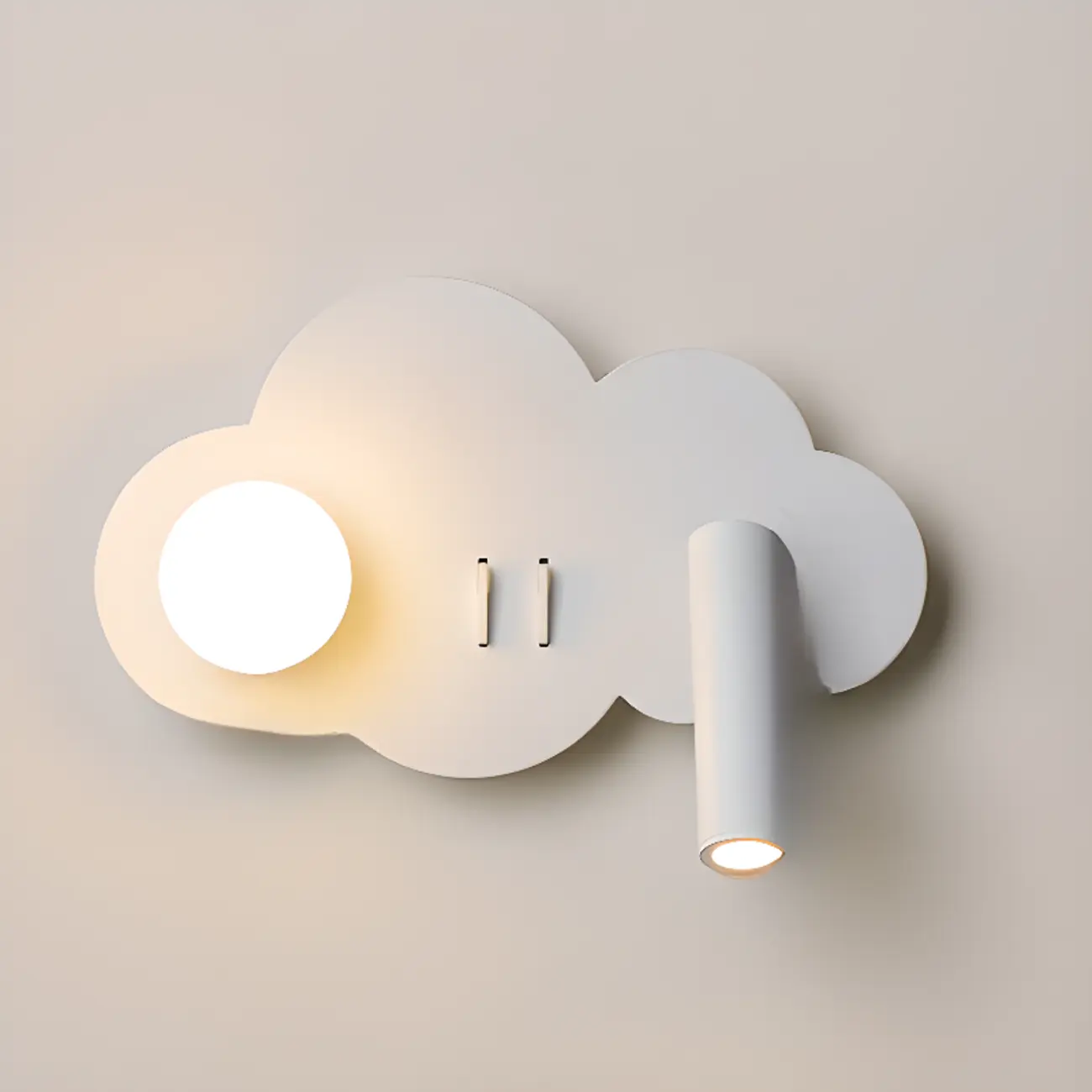 Sleek Adjustable Metal LED Wall Sconce with Acrylic Shade