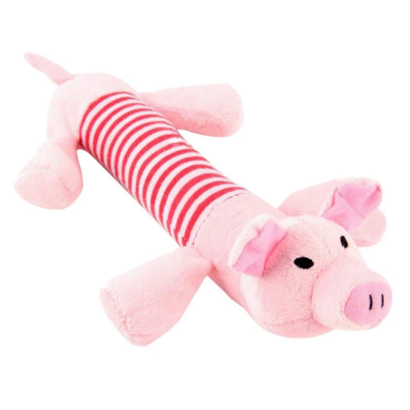 HULIANFU Pet Dog Plush Toy Squeaker Chew Animal Toy Octopus Skin Shell Bite Resistant Plush Toy Funny Durability Molar Toy Pets Supplies - Deanwangkt
