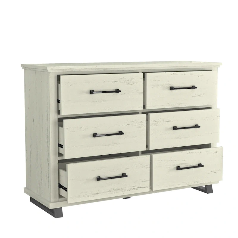 Spacious and Stylish 52 Extra-Wide 6-Drawer Dresser