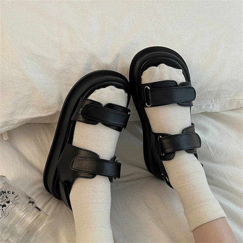 Luxury Summer Sandals Women Shoes Casual Classic New Brand Back Strap Sandals Flats Shoes Open Toe Beach Ladies Sandals Woman - Deanwangkt