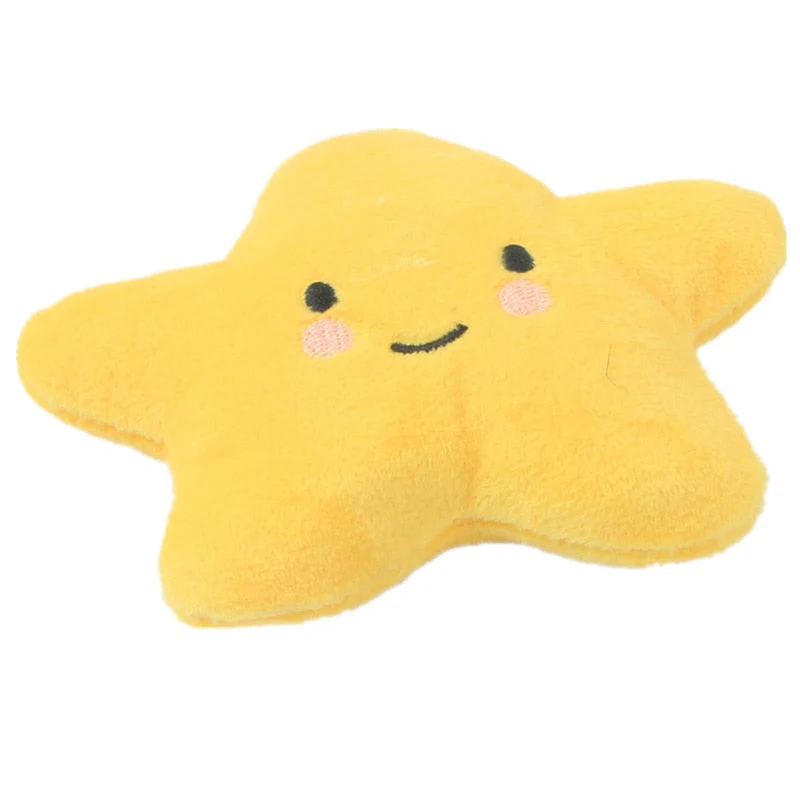 HULIANFU Pet Toys Plush Squeaky Toy Bite-Resistant Clean Dog Chew Puppy Training Toy Soft Banana Bone Vegetable Fruit Pet Supplies - Deanwangkt