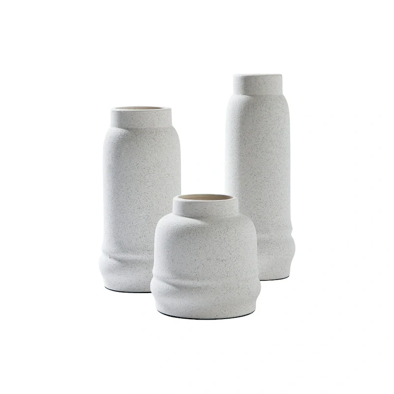 Jayden White Vase Set of 3