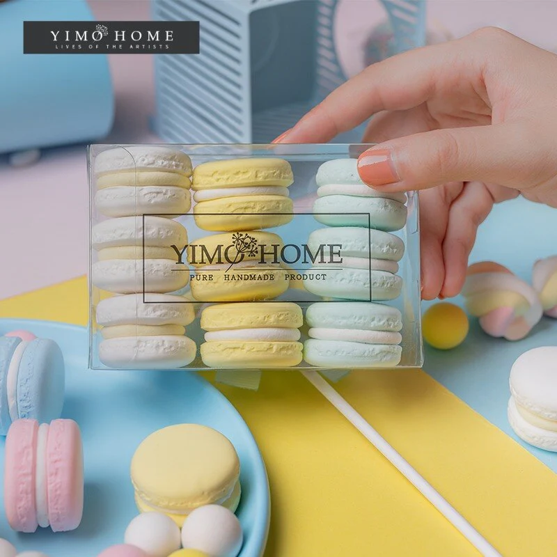 HULIANFU Simulation macaron model fake cake cream children birthday party photo decoration wedding dessert window decoration ornaments - Deanwangkt