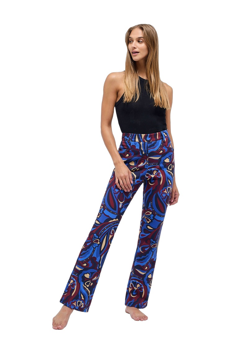 Bootcut Hose mit elastischem Material – Rückansicht