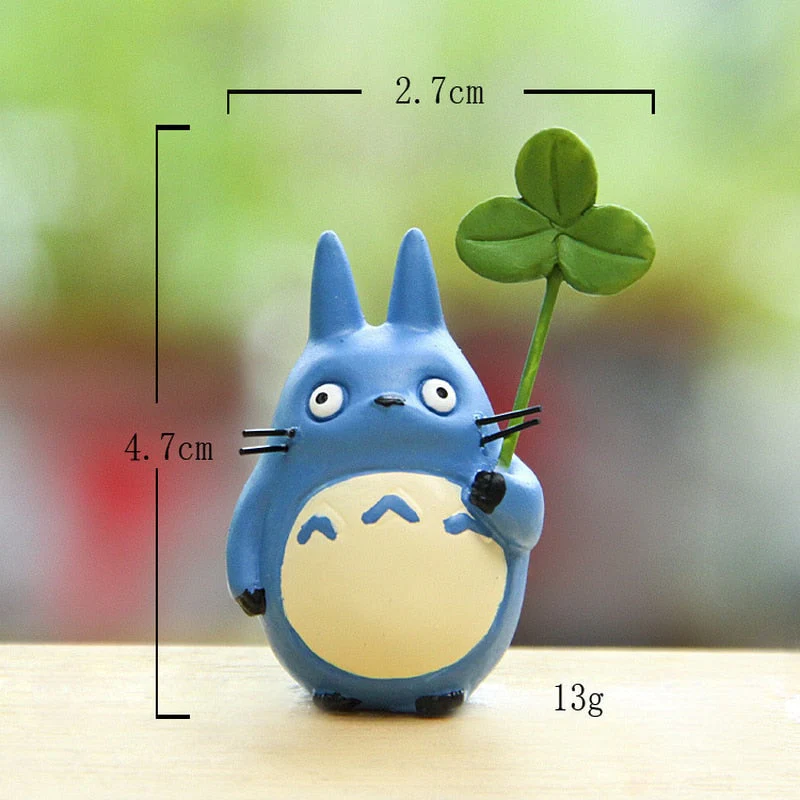 HULIANFU Resin Hayao Miyazaki Totoro Model Figurines Fairy Flower Pot Ornament Miniatures Moss Gnome Decoration Crafts Gifts Home - Deanwangkt
