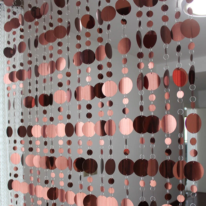 HULIANFU PVC sequins Curtains  Household items partitions Plastic curtain Home supplies Festive wedding decoration - Deanwangkt