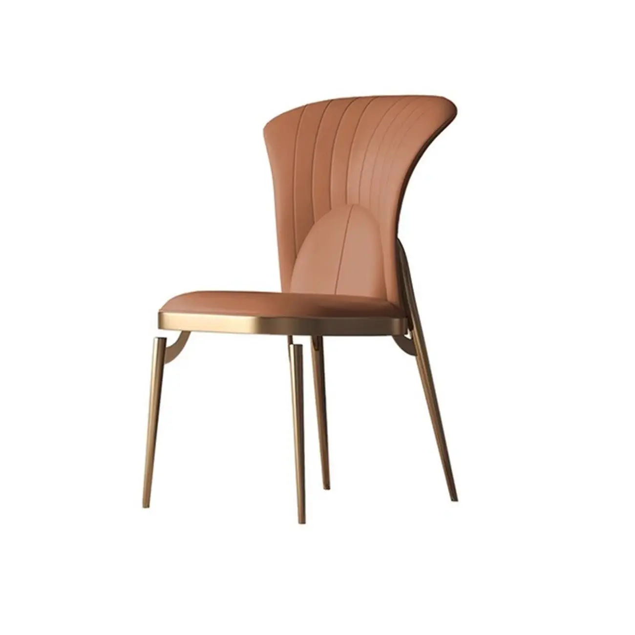 Modern Luxury Leather Upholstered Dining Chairs