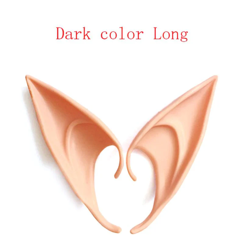 HULIANFU Party Decoration Latex Ears Fairy Cosplay Costume Accessories Angel Elven Elf Ears Photo Props Adult Kids Toys Halloween Supply - Deanwangkt