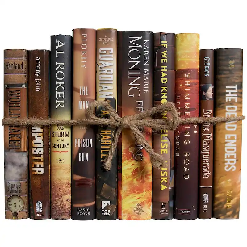 Books Brown Decorative Accessories: Autumn Dust Jacket Colorpak