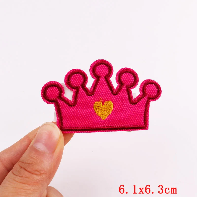 HULIANFU Mushroom Applique Embroidered Patches On Kids Clothes DIY Iron On Patches Cartoon Patches For Clothing Stickers Animal Badges - Deanwangkt