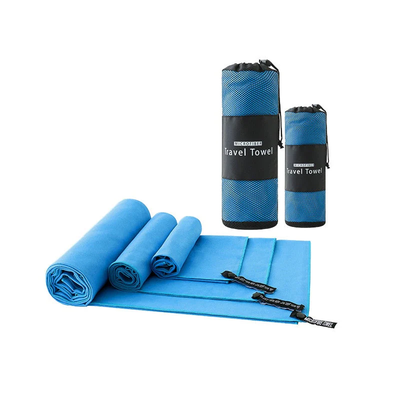 HULIANFU Quick Dry Sports Towel Portable Beach Water Absorbent Sweat-absorbent Outdoor Jogging Swimming Yoga Towels - Deanwangkt