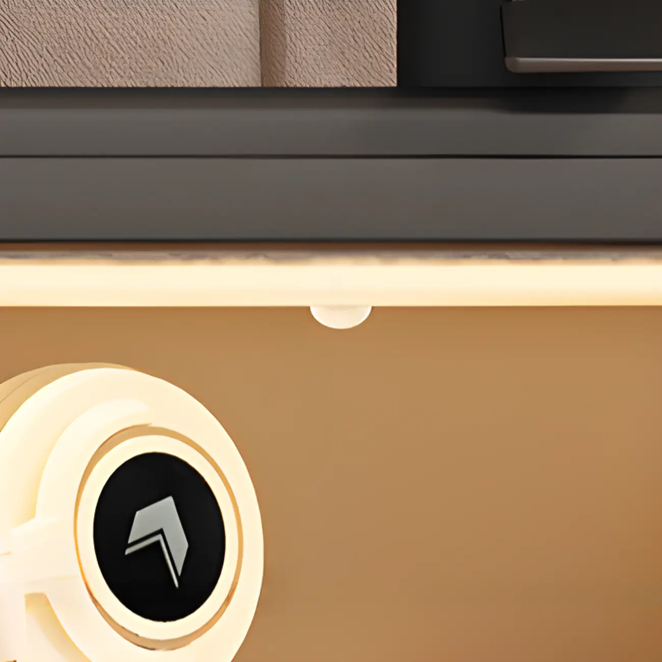 Adjustable Tabletop Modern Wood Side Table with Wheels