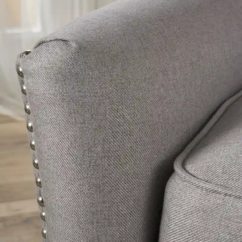 Cerelia Tufted Fabric Recliner by