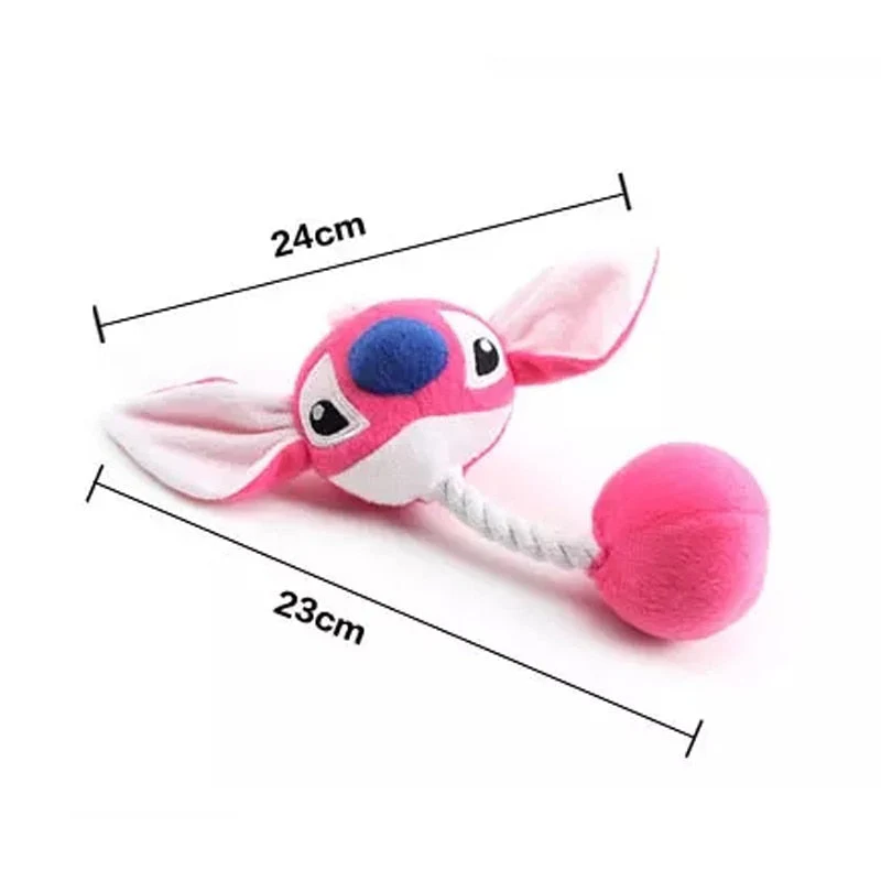HULIANFU Plush Cartoon Cute Puppy Dog Rope Knot Toy Pet Dog Chew Squeak Toys for Small Dogs Teeth Grinding Pet Products Dog Accessories - Deanwangkt