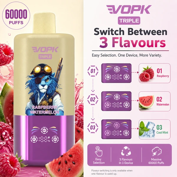 VOPK 60K wybór między trzema smakami