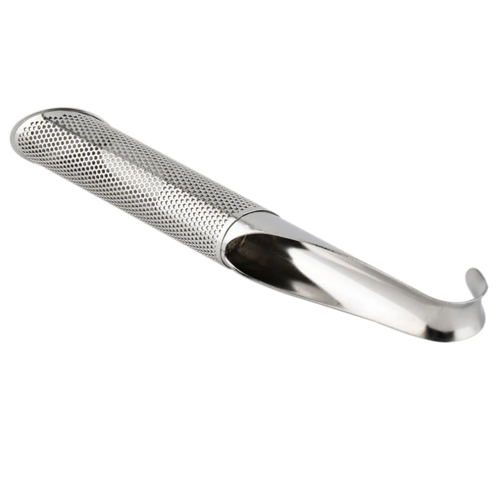 HULIANFU Kitchen Accessories new Tea Strainer Amazing Stainless Steel Infuser Pipe Design Touch Feel Holder Tool Tea Spoon Infuser Filter - Deanwangkt