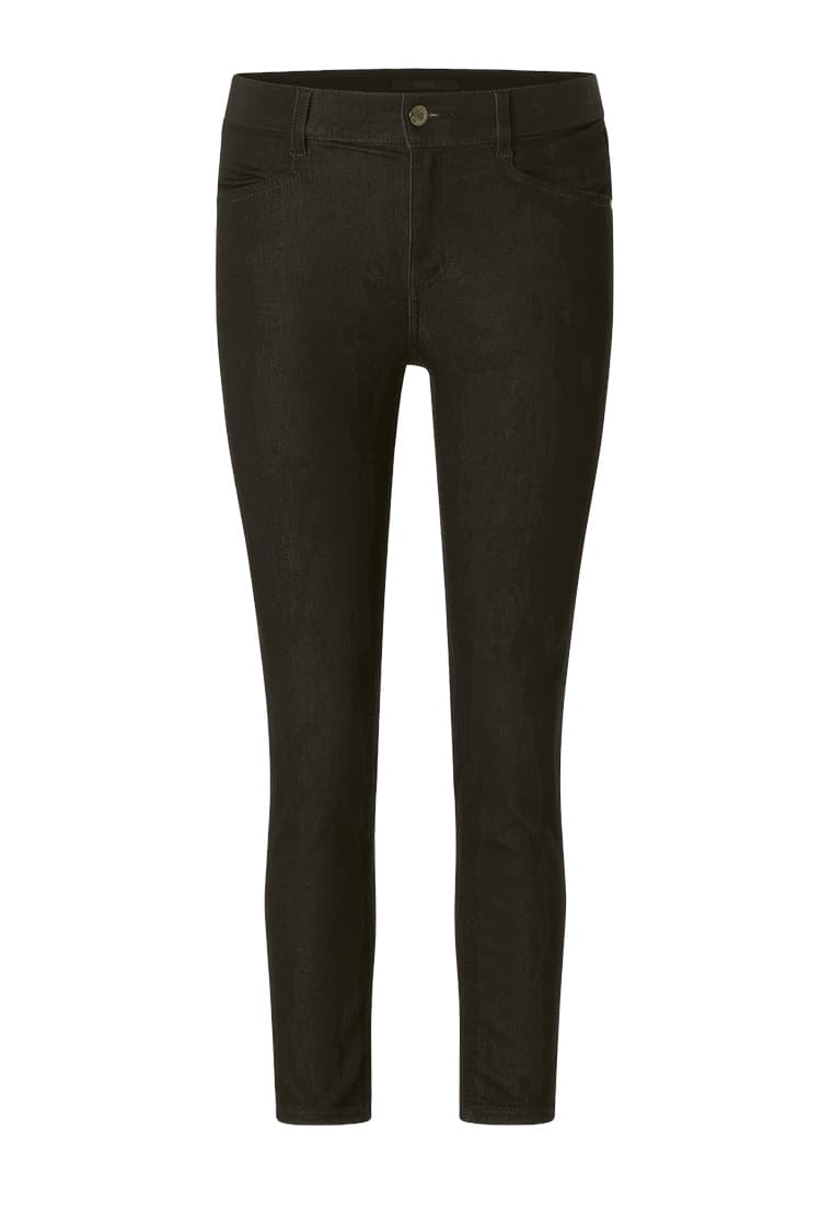 Ornella Damenjeans von Angels im Slim Fit mit 7/8 Länge aus dunklem Stretch-Denim