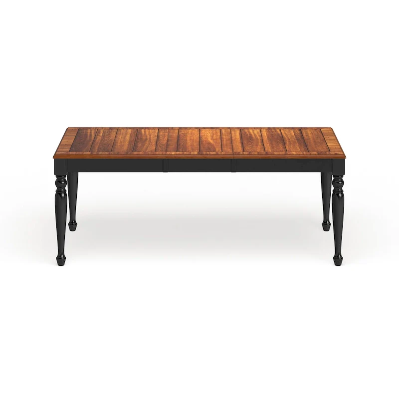 Levole Two-tone 78-inch Expandable Dining Table