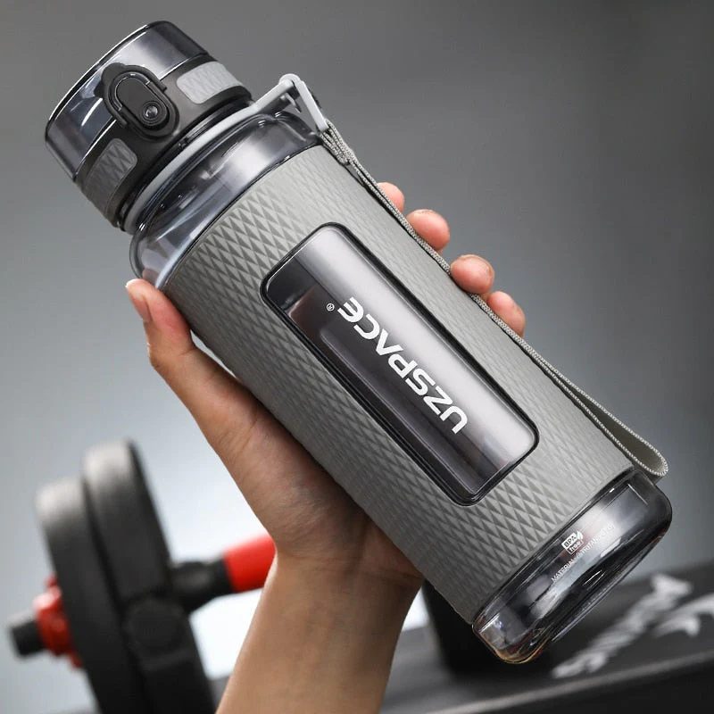 HULIANFU UZSPACE Sports Water Bottles Gym Leak-proof Drop-proof Portable Shaker Outdoor Travel Kettle Plastic Drink Water Bottle BPA Free - Deanwangkt