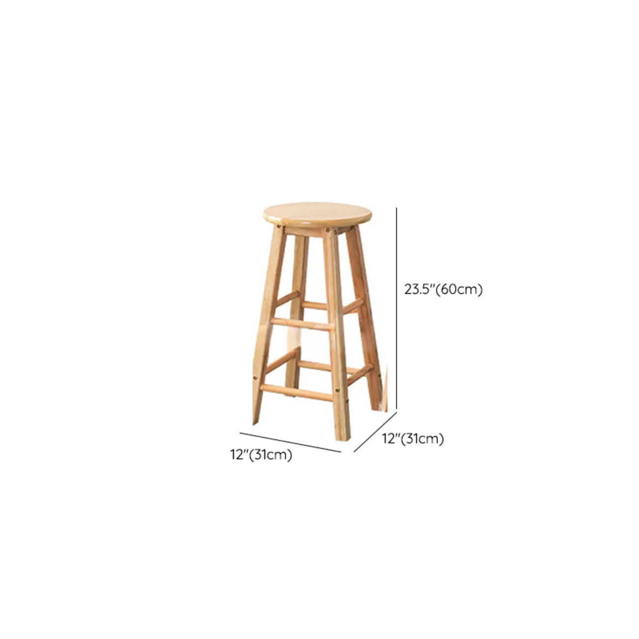 Bar Counter Height Modern Wood Bar Stools