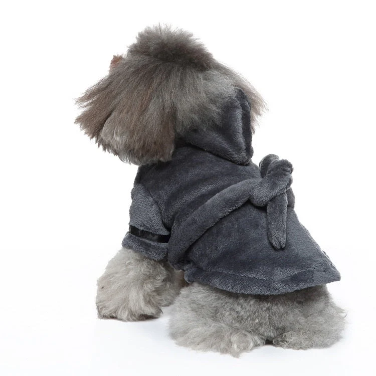 HULIANFU Pet Bathrob Dog Pajamas Sleeping Clothes Soft Pet Bath Drying Towel Clothes winter Warm pajamas for Puppy Dogs Quick Drying - Deanwangkt