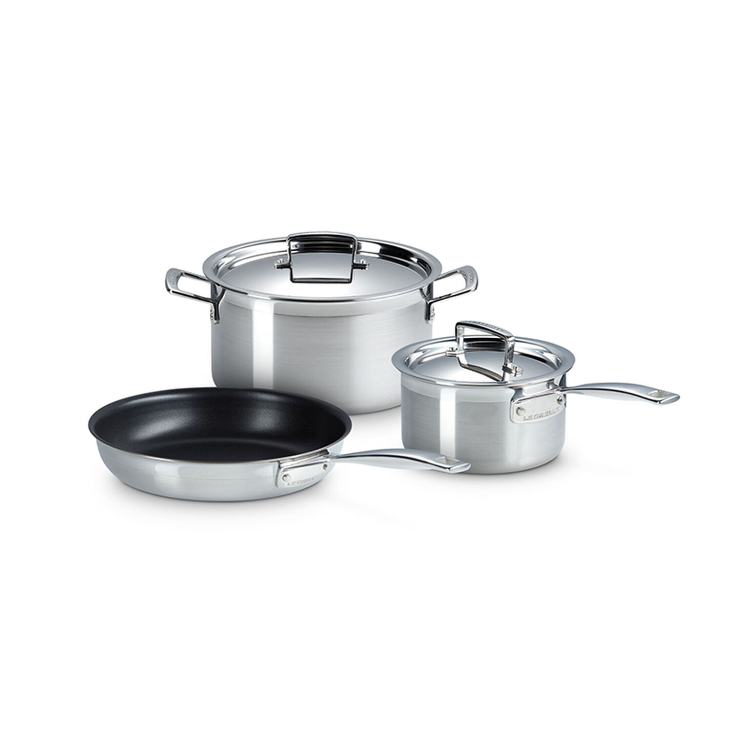 Classic Stainless Steel 5-Piece Cookware Set