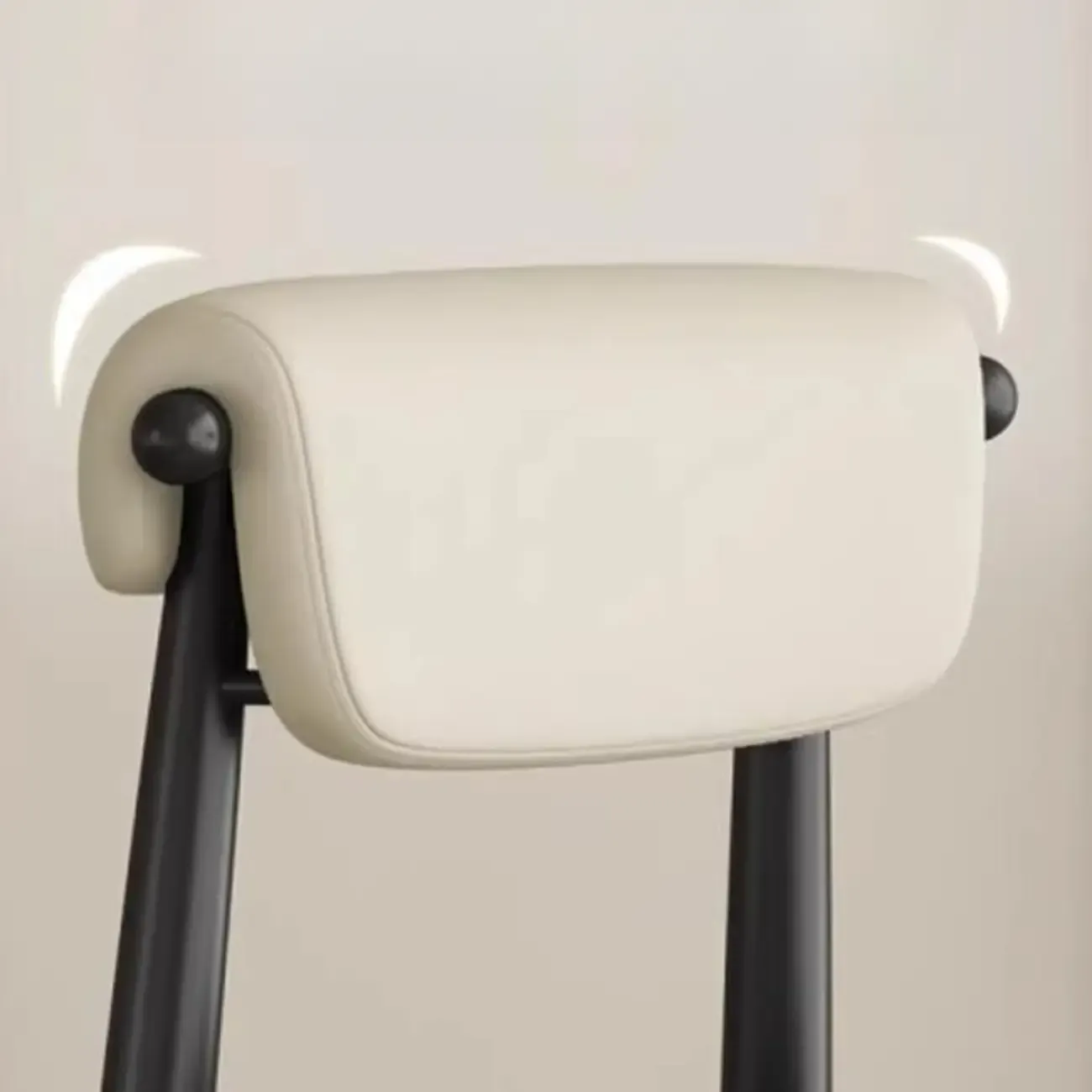 Elegant Low Back Upholstered Faux Leather Dining Chair