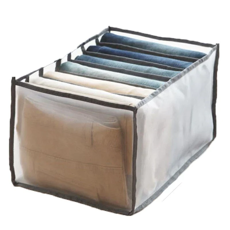 HULIANFU New Underwear Clothes Storage Box Foldable Drawer Organizers Socks Shorts Closet Wardrobe Separation Compartment Box Washable - Deanwangkt