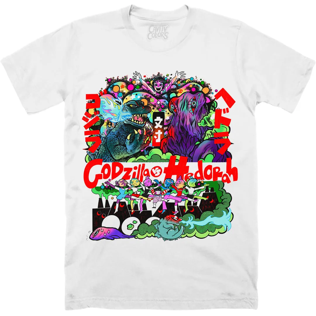 GODZILLA VS. HEDORAH: RETURN THE SUN! - T-SHIRT (BRIGHT WHITE)
