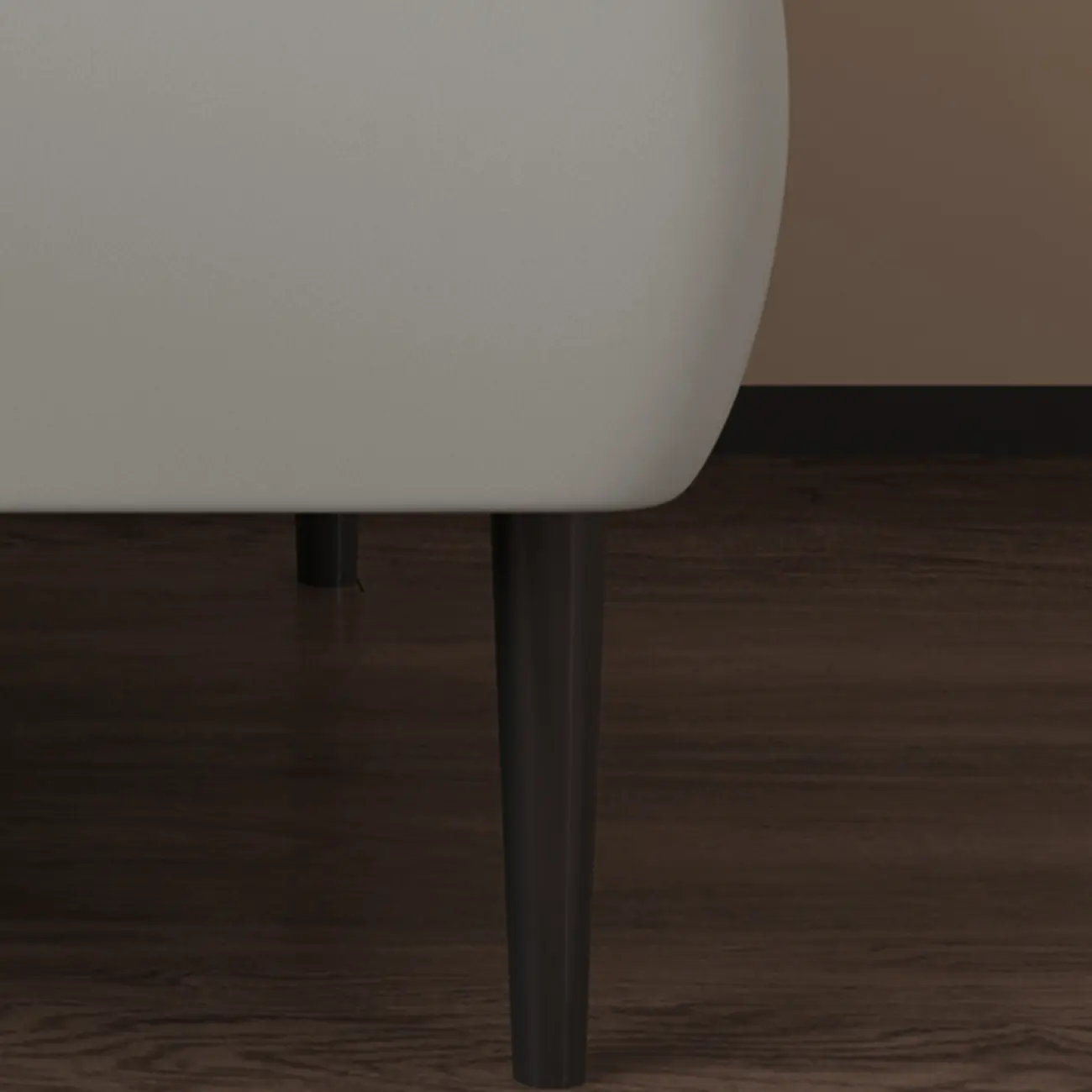 Simple Sintered Stone Top 2-Drawer Nightstand