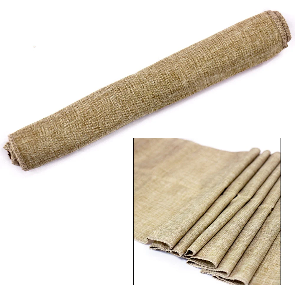 HULIANFU Rustic Burlap Lace Table Runner Natural Imitated Linen Tea Table Cover Table Runners for Wedding  Decor Christmas Birthday Party - Deanwangkt
