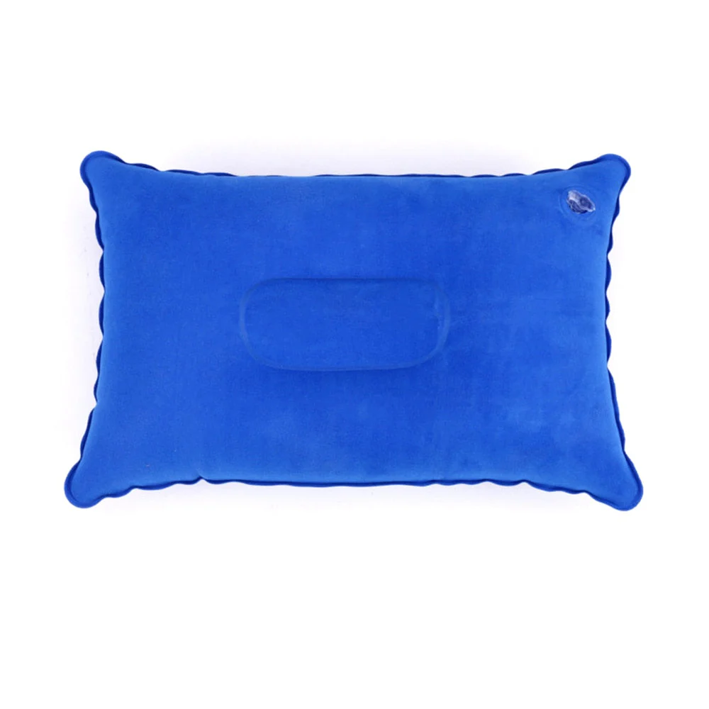 HULIANFU Portable Ultralight Inflatable PVC Nylon Air Pillows Camping Sleep Cushion Travel Hiking Beach Car Plane Head Rest Camp Gears - Deanwangkt