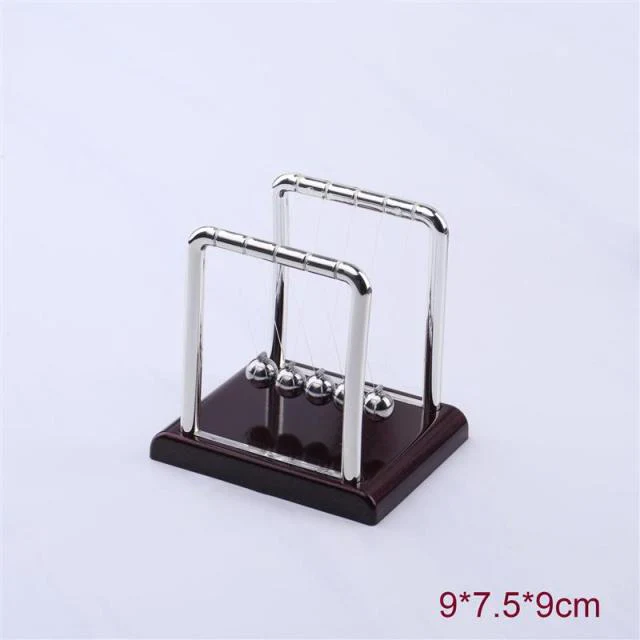 HULIANFU Newton Cradle Balance Steel Balls School Teaching Supplies Physics Science Pendulum Desk Toy Gifts Home Decoration - Deanwangkt