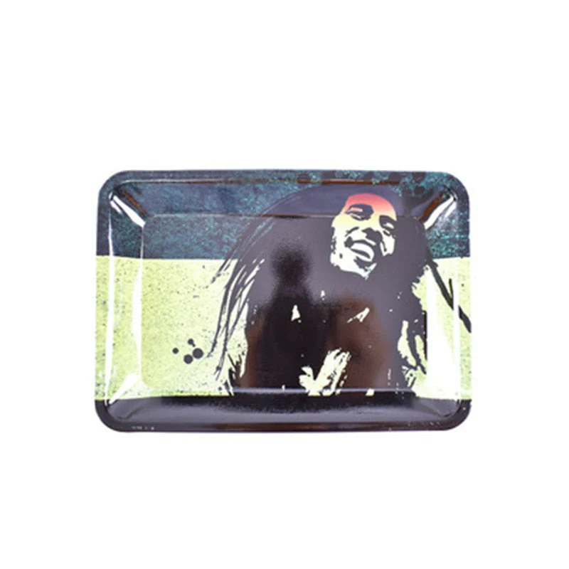 HULIANFU Tobacco Rolling Tray 18*12.5CM Herb Tobacco Tinplate Plate Smoking Accessories Cigarette Rolling Tray For Grinder - Deanwangkt