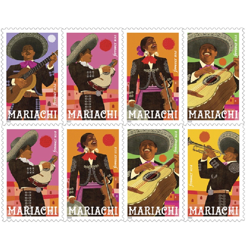 Mariachi 2022, (Sheet of 20) - TWENTYSTAMPS