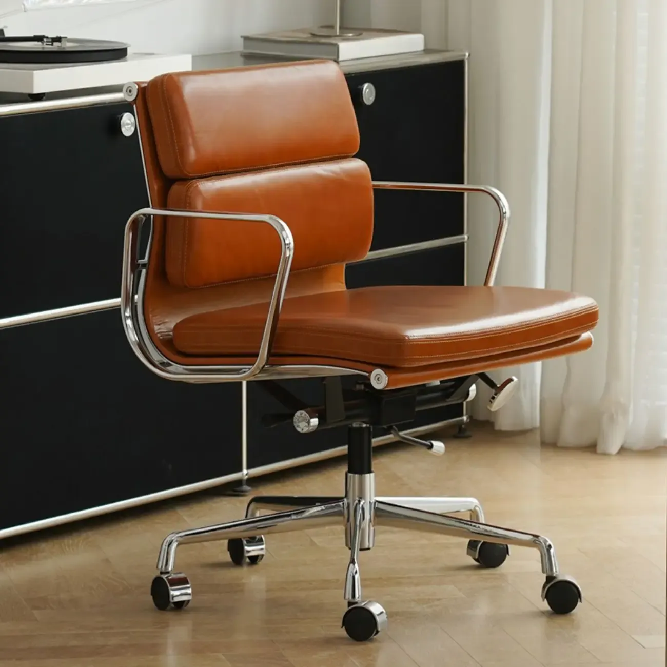 Modern Leather Adjustable Ergonomic Office Chair