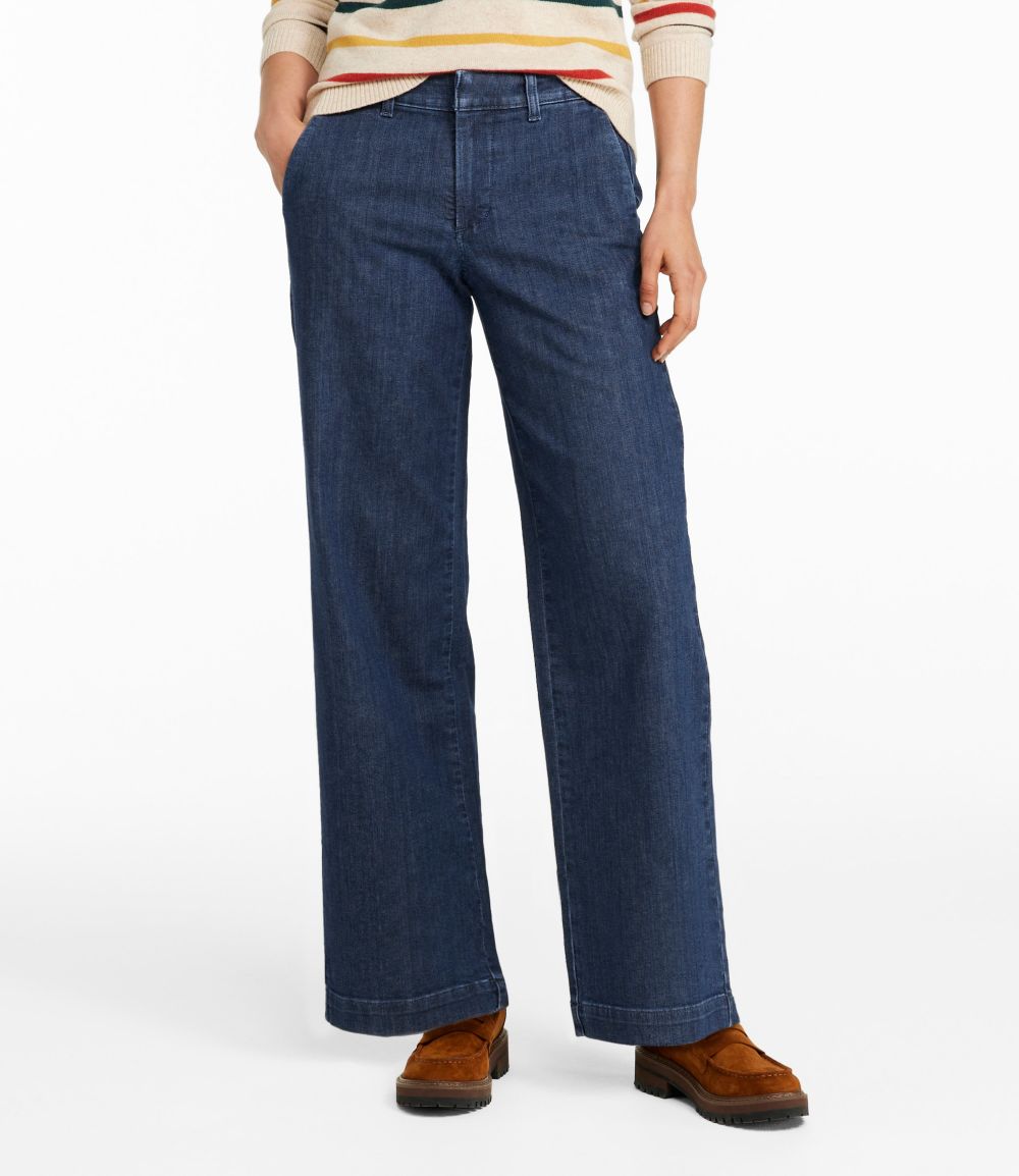 Women's True Shape Jeans, High-Rise Wide-Leg Trouser