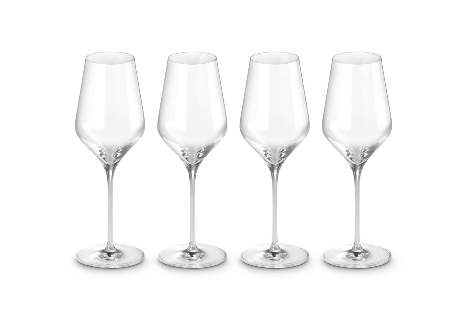 Set of 4 White Wine Glasses