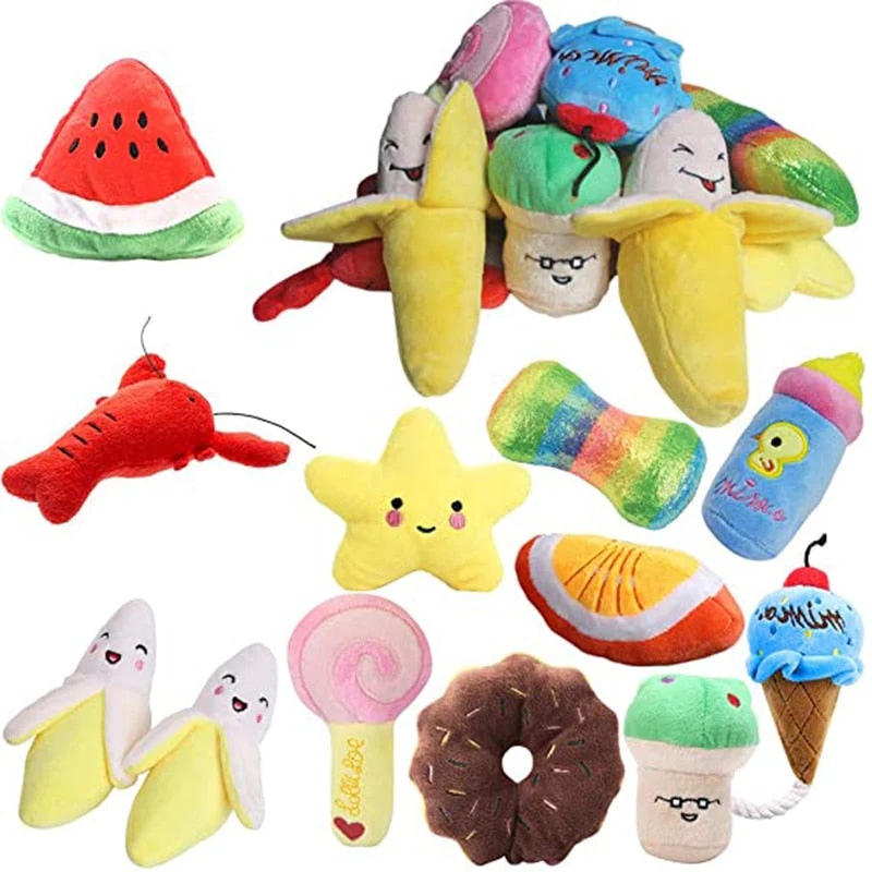 HULIANFU Pet Toys Puppy Plush Dog Puzzle Toys Chihuahua - Toys for Aggressive Chewers Interactive Dog Quack Sound Toy Cleaning Supplies - Deanwangkt
