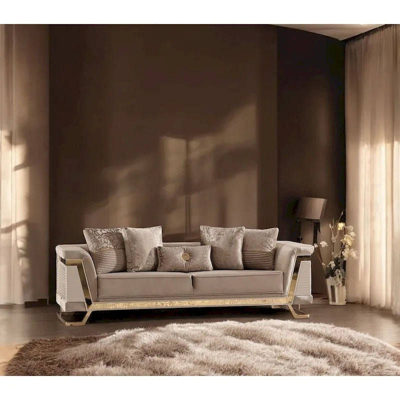 ActiveZen 4 Pieces Living Room Sets 1 Sofa 1 Loveseat 2 Chair