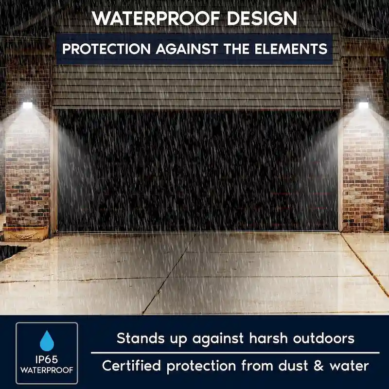 Luxrite 15/20/25W LED Wall Pack Light with Photocell, 3CCT, 1800/2400/3000LM, Dusk to Dawn, IP65, Dimmable - 3000k/4000k/5000k