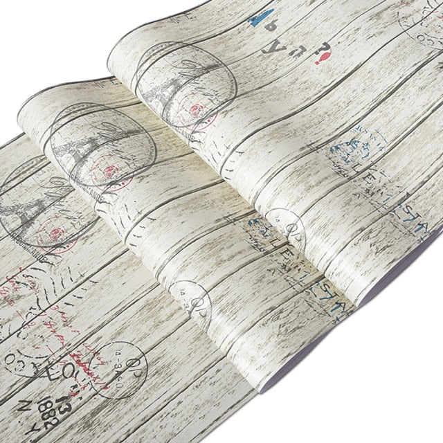 HULIANFU 2026  Waterproof Self Adhesive Wallpaper Vinyl Contact Paper Wood Wallpaper For Bedroom Wardrobe Sticker Furniture Home Improvement - Deanwangkt