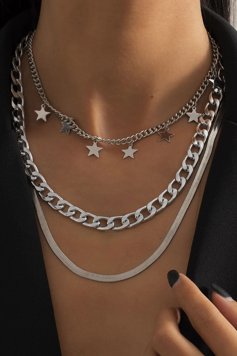 hulianfu Fashion Simplicity Solid Patchwork Necklaces - Deanwangkt
