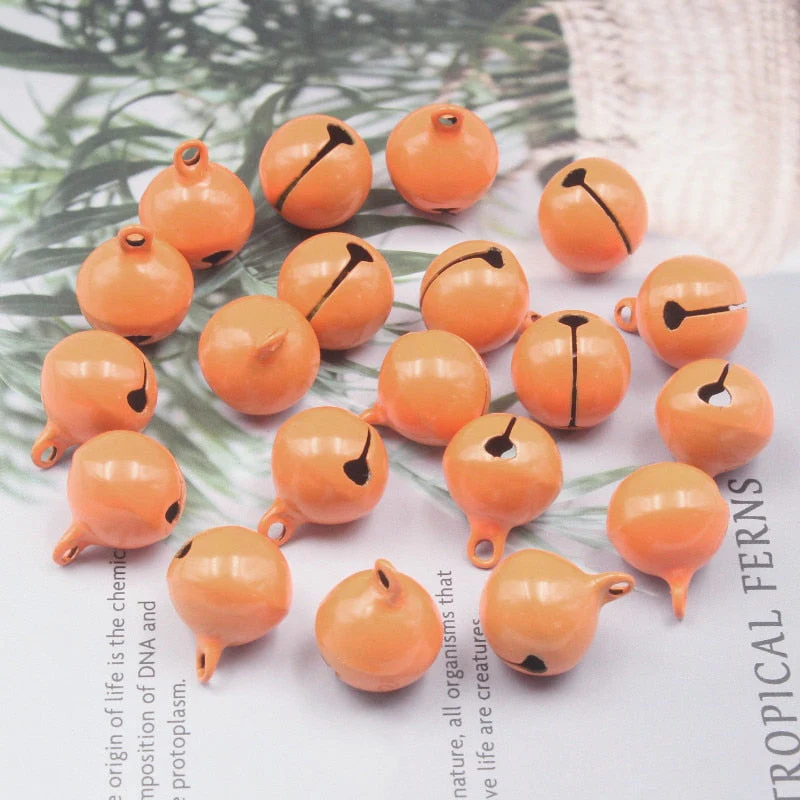 HULIANFU 2026  15PCS Beautiful Metal Bells Loose Beads Jingle Bell For Christmas Party Crafts Decoration DIY Make Earrings Pendants Material - Deanwangkt
