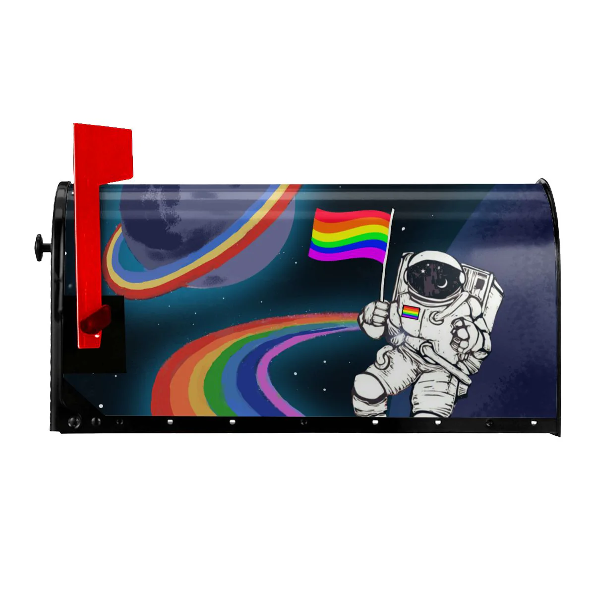 HULIANFU Rainbow Lucky Cute Cat Chinese Panda Magnetic Waterproof Sunscreen American Standard&Large Size Mailbox Protective Covers - Deanwangkt