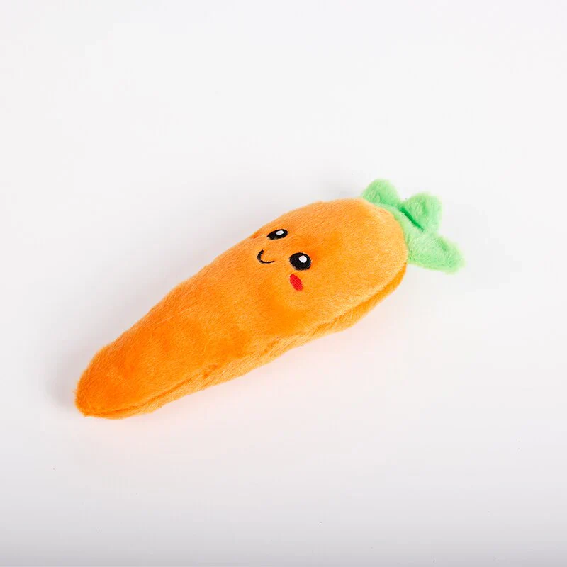 HULIANFU New Cute Plush Toys Squeak Pet Wolf Rabbit Animal Plush Toy Dog Chew Squeaky Whistling Involved Squirrel Dog Toys - Deanwangkt