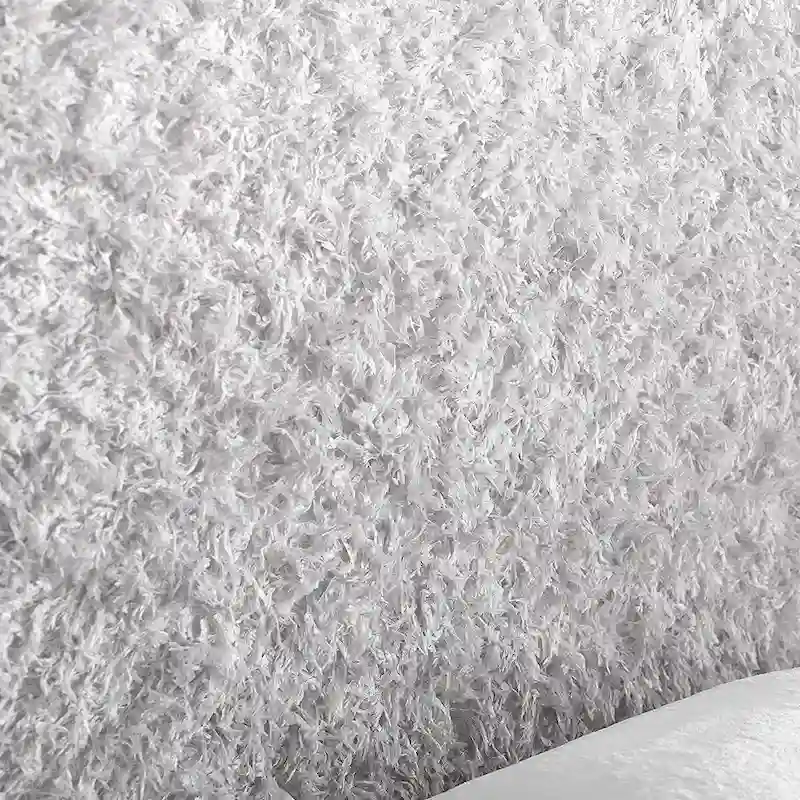 Mo' Fluffy Feathers College Headboard with Legs - Plush Texture