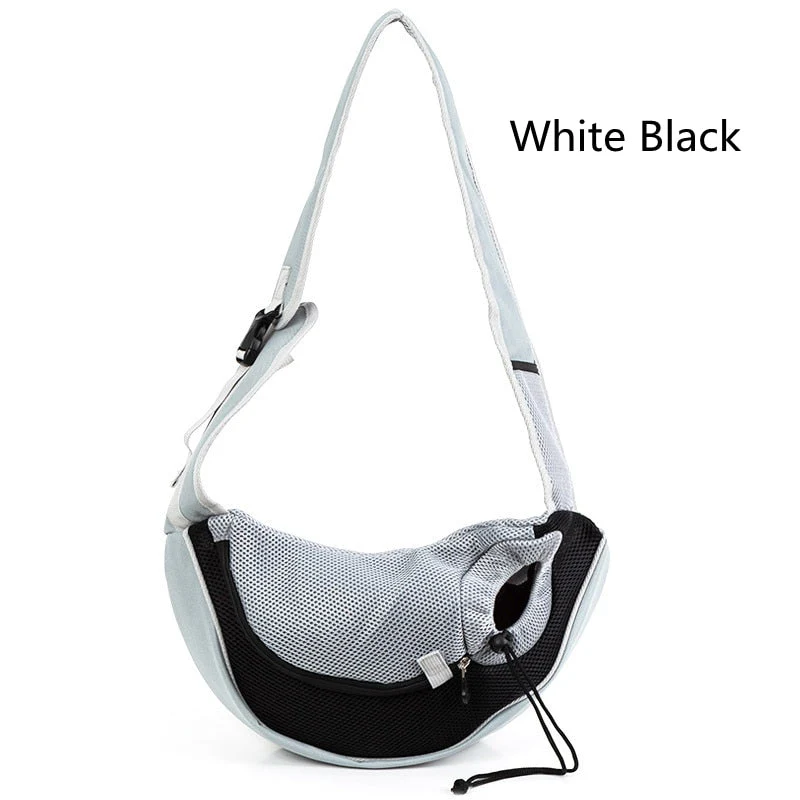 HULIANFU Pet Puppy Carrier S/L Outdoor Travel Dog Shoulder Bag Mesh Oxford Single Comfort Sling Handbag Tote Pouch - Deanwangkt