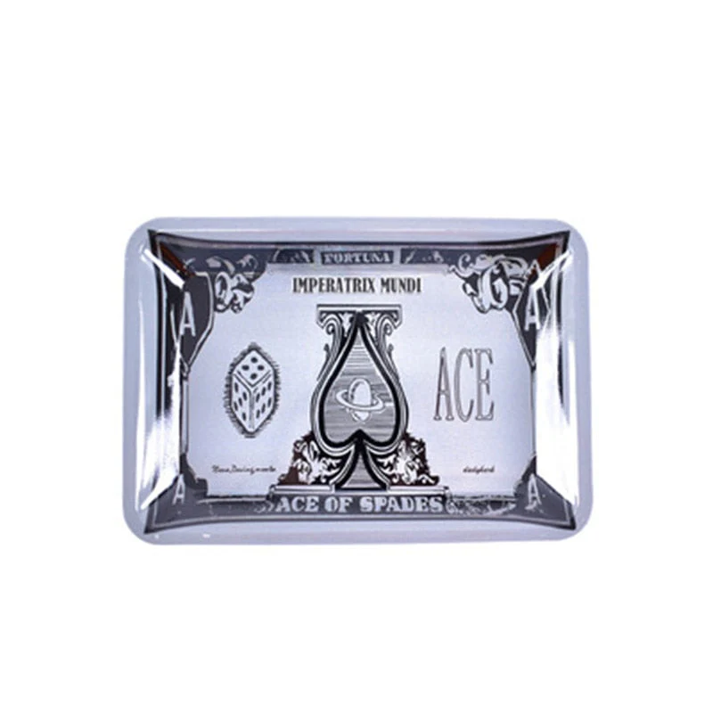 HULIANFU Tobacco Rolling Tray 18*12.5CM Herb Tobacco Tinplate Plate Smoking Accessories Cigarette Rolling Tray For Grinder - Deanwangkt