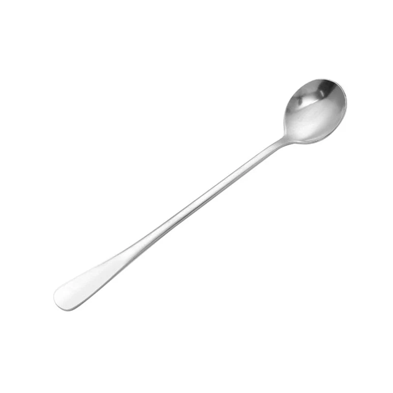 HULIANFU Tea Coffee Soup Spoon For Eating Mixing Stirring Long Handle Teaspoon Ice Cream Honey Spoon Cocktail Spoons Kitchen Cutlery - Deanwangkt